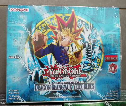 Boite de boosters de Legend of Blue-Eyes White Dragon 25th Anniversary Edition