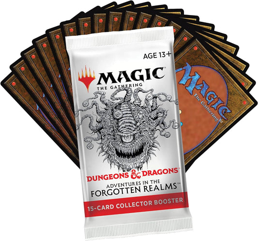 Magic: The Gathering Adventures in the Forgotten Realms Collector Booster Box | 12 Packs (180 Magic Cards)